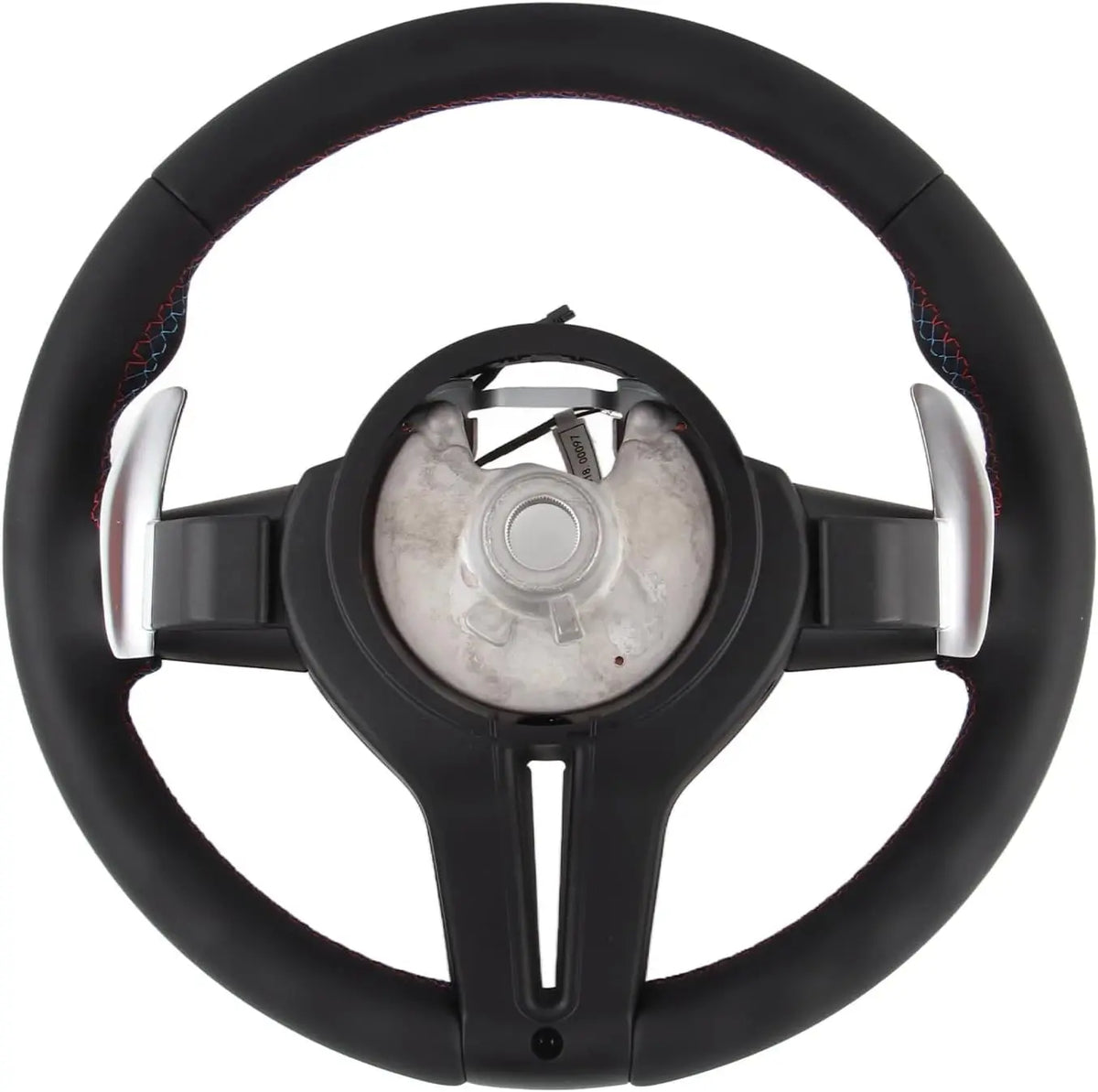 Volante Deportivo de Cuero con Levas para BMW Serie 3 E90 E92 E87 E84
