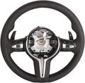 Volante Deportivo de Cuero con Levas para BMW Serie 3 E90 E92 E87 E84