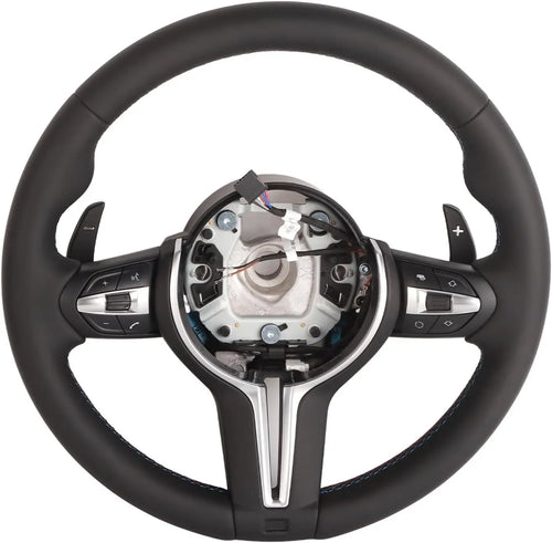 Volante Deportivo de Cuero con Levas para BMW Serie 3 E90 E92 E87 E84